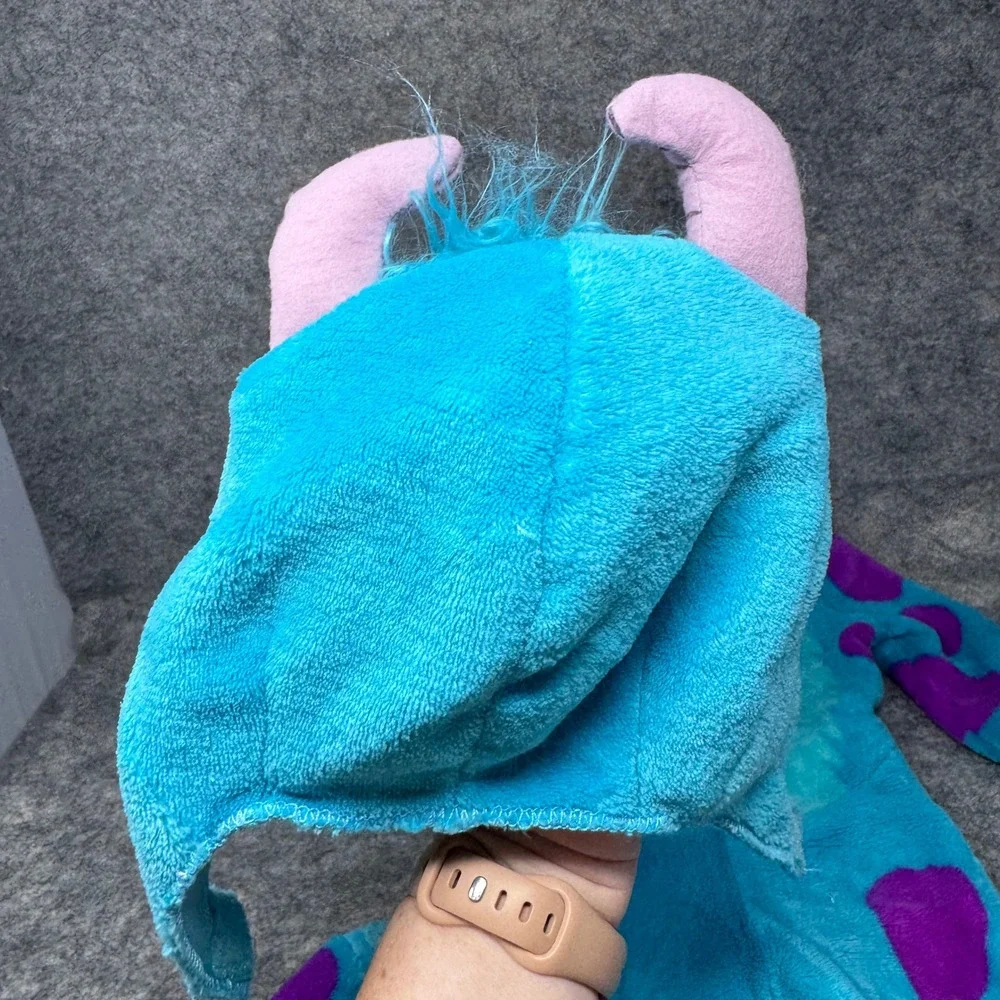 Monsters Inc Sulley Costume Infant 12-18 Months Disney Pixar Blue Fleece